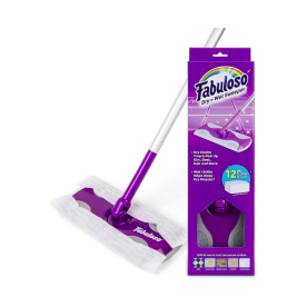 imagen de la Barredora en seco y húmedo Fabuloso® (en caja) con 12 paños a todo color