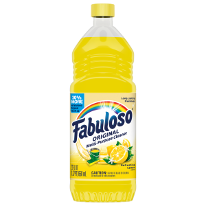 Fabuloso refreshing lemon scented multi-purpose cleaner 