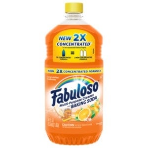 Fabuloso orange with baking soda scented multi-purpose cleaner
